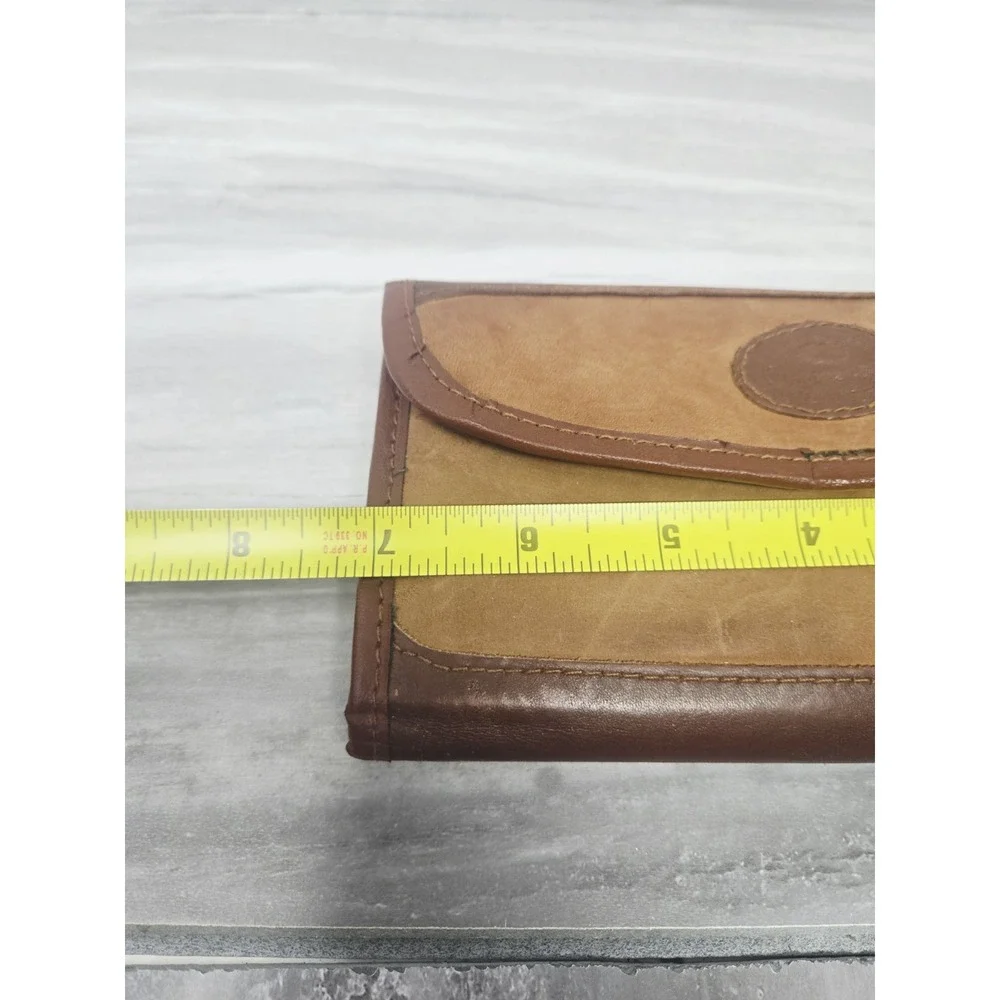 Manhattan Wallet Water‎ Buffalo Outdoor Brown Tan Long Leather Billfold